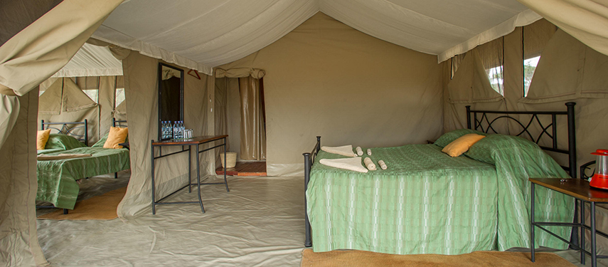 Masai MAra Serengeti safari camp interior
