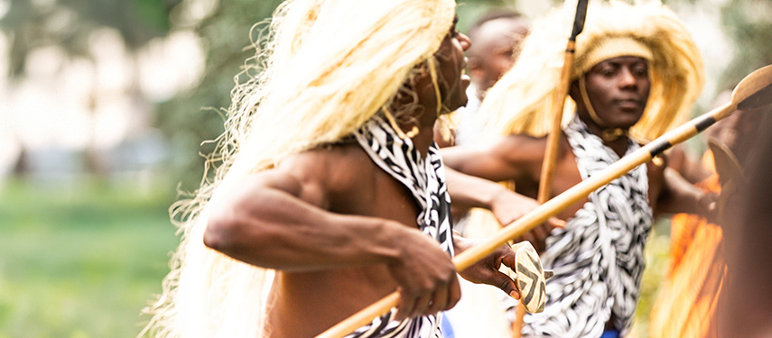 Traditional Tutsi dancers in Rwanda
