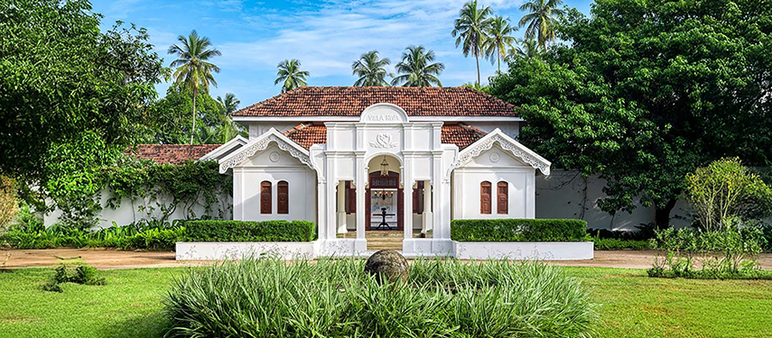 Exterior of Uga Riva hotel in Negombo, near Colombo, Sri Lanka
