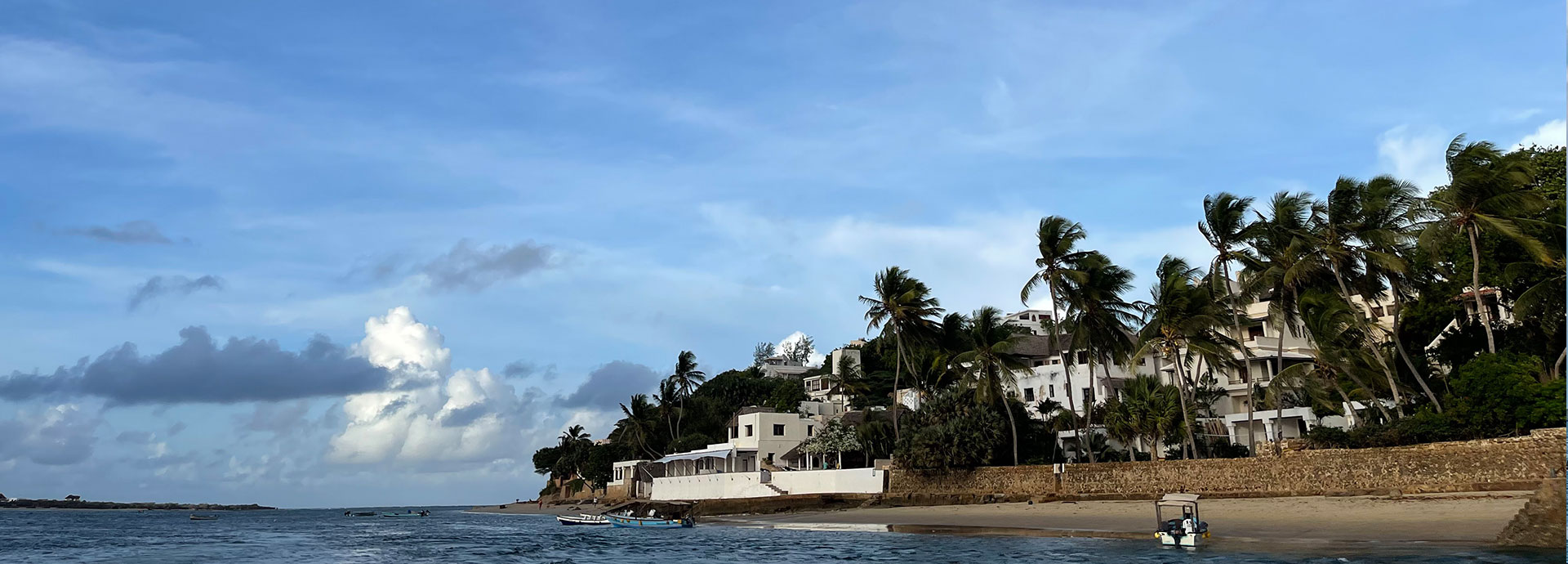 Peponi Hotel on the shores of the Indian Ocean in Kenya